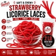 thumbnail image 4 of Gustaf's Shoestring Red Strawberry Licorice Laces, 4 lbs, 2 Pack, 4 of 8