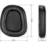 Earpads Replacement for Logitech G35 G930 G933 G933S G935 G633 G633S G635 G533 G430 G431 G432 G433 G332 G230 G231 G233 Headphones Earmuffs Faux Leather Black Ear Pads Cushions