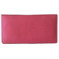 thumbnail image 6 of Hot Pink RFID Leather Checkbook Cover With Credit Card Slots and Pen Holder, 6 of 6