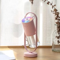 Humidifier for Bedroom,Quiet Cool Mist Humidifier with Night Light (Pink),360° Nozzle,for Baby Nursery and Plant
