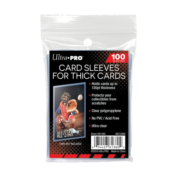 Ultra PRO: 100ct Soft Sleeves - Extra Thick