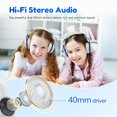 thumbnail image 4 of Auriculares Bluetooth EarFun K2 Kids con volumen limitado, color blanco, 4 of 7
