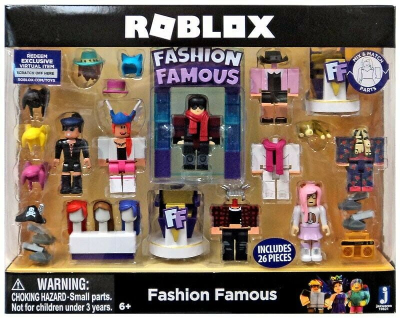 Roblox Fashion Famous Figure 4 Pack Set Walmart Com Walmart Com