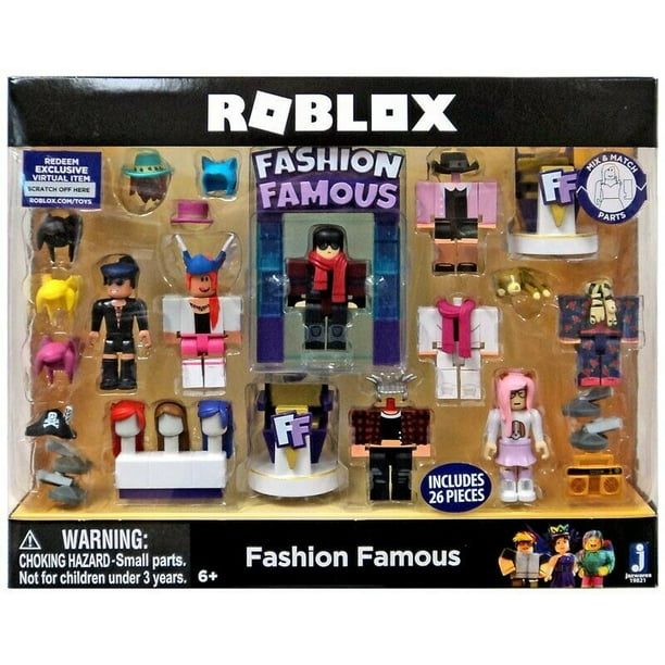 Roblox Fashion Famous Figure 4 Pack Set Walmart Com Walmart Com - lego roblox set