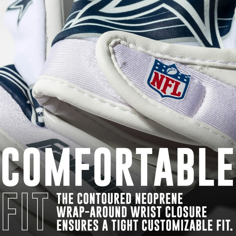 Franklin Sports Dallas Cowboys NFL Receiver Gloves M/L Size