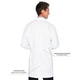 thumbnail image 2 of Landau 5 Pocket Lab Coat Men's - Classic Relaxed Fit, 4 Button, Notch Neck, Full Length 3124, 2 of 6