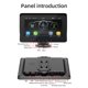thumbnail image 4 of Riwesomey Reproductor MP5 de navegación para coche de 7 pulgadas, navegadores de mapas compatibles con Bluetooth, llamadas manos libres, Radio para coche, Combinaciones de reproductor de DVD/TV para Riwesomey VI021859-00B, 4 of 6