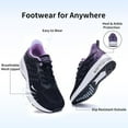 thumbnail image 6 of AOV GREEN LEAF Women Wide Toe Box Walking Shoes Athletic Tennis Shoes Orthotic Running Fashion Sneakers for Gym Jogging Workout, Size 6-11, 6 of 13