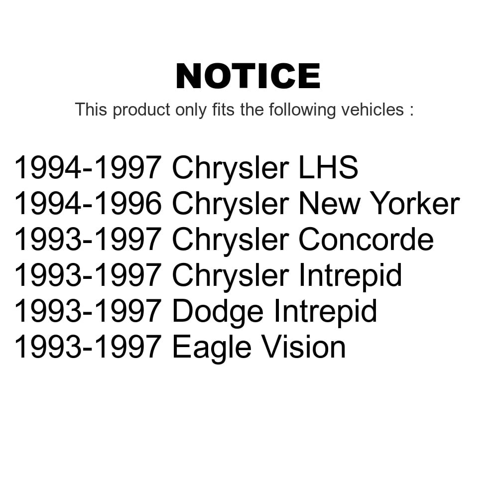 Front Suspension Stabilizer Bar Link Kit TOR-K7251 For Chrysler Dodge Intrepid Concorde LHS Eagle Vision New Yorker