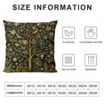 thumbnail image 5 of HENGT  Throw Pillow Cover Floral William Morris Tree of Life Vintage Birds Home Decor Pillowcase Lumbar Pillow Case Cushion Cover for Sofa Couch Bed, 5 of 5