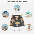 thumbnail image 6 of FORMRS Boys Swim Trunks Quick Dry Mesh Liner Boardshorts Sizes XS-XL, Black Mushroom Pattern, 6 of 7