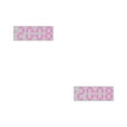 thumbnail image 1 of kurtrusly Wall Mount Clock With Double Placement Large Display Screen Colorful Digital 8017PinkLight 2Set, 1 of 6