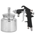 thumbnail image 1 of Pneumatic Spray Gun Paint Sprayer Tool Black Diamond Matte 1.5mm Lower Pot Diameter F‑75‑S, 1 of 4