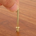 thumbnail image 6 of 150 Pack L Shape Hooks, Right Angle Screw Hooks for Hanging, Gold, 6 of 7