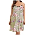 thumbnail image 2 of Censtreet Plus Size Women's Sleeveless Nightgown Long Nightgowns for Women Full Slip Soft Nightshirt Strap Sleepwear Lounge Dresses XL-5XL, 2 of 5