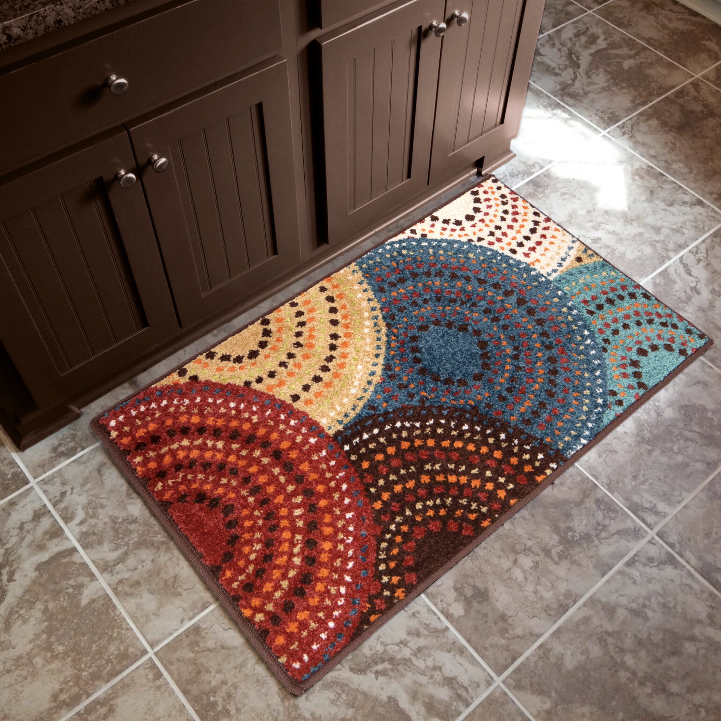 Better Homes and Gardens Bright Dotted Circles Area Rug or Runner