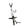 thumbnail image 5 of colaxi Ice Fishing Rod Holder Fishing Pole Grip Holder Tripod Bracket Adjustable Fishing Rod Rest Head Fishing Pole Holder for River Double Head, 5 of 10