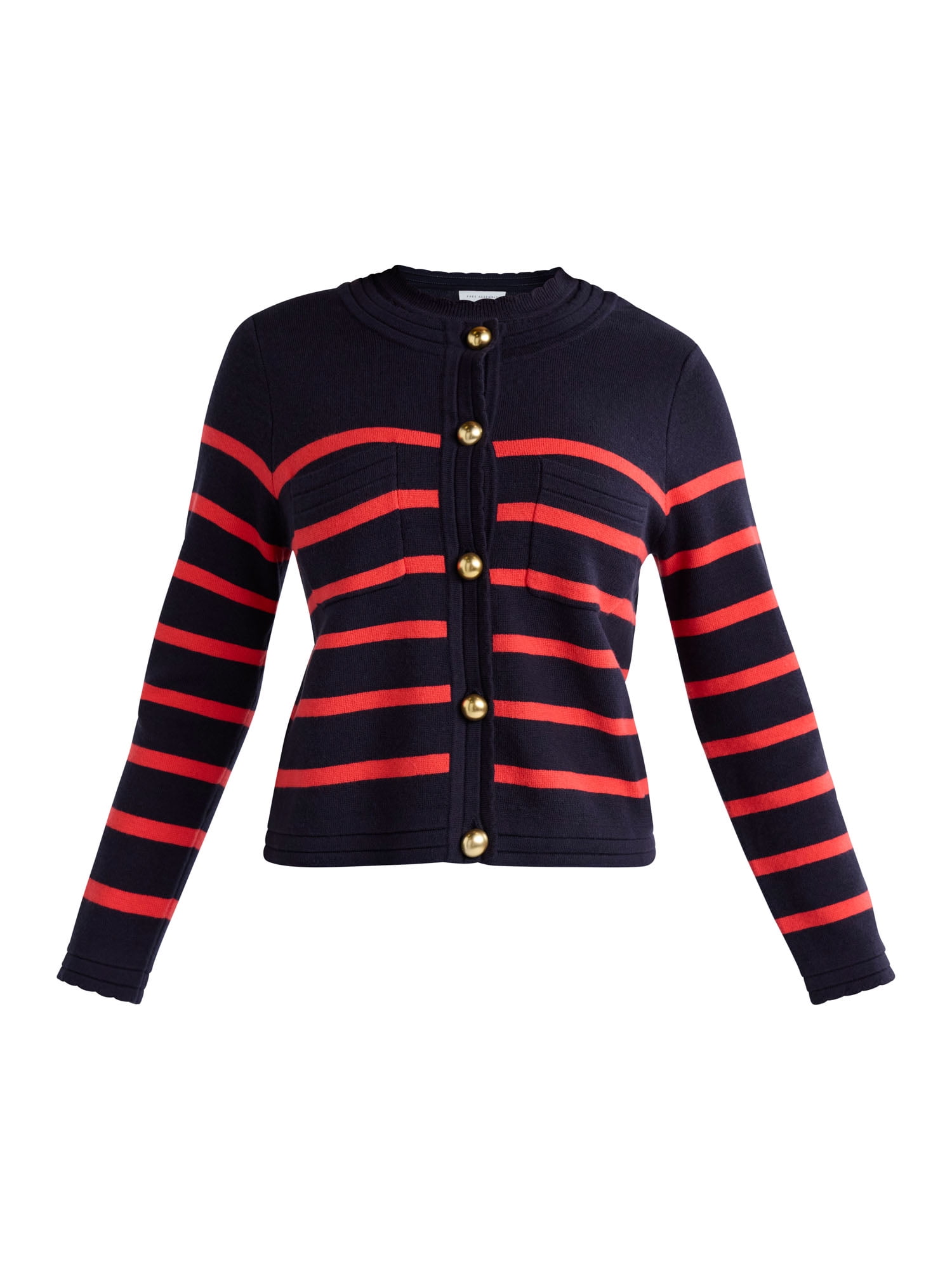 Free Assembly Women’s Pocket Cardigan Sweater with Long Sleeves, Midweight, Sizes XS-XXXL