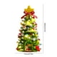 thumbnail image 3 of Mini Christmas Tree with LED Lights, Small Desktop Holiday Decor for Home Office Party, Warm White Battery Operated Artificial Pine for Tabletop Mantel Seasonal Festive Decoration, 3 of 6