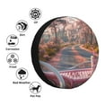thumbnail image 4 of Easygdp Vintage Pink Drive View Wheel Cover,Spare Tire Cover,4-17in Spare Tire Cover Universal Fit for Trailer, Car, Truck, SUV, Jeep-15 inch, 4 of 6