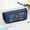 Blue, variant on Yyuenw Large Capacity Pencil Case Three Zipper Layer, Sports Style Pencil Pouch, High Appearance Level Succinct Storage Pen Bag With Handle Portable Pen Bag for Office Travel Holder Box