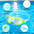 thumbnail image 3 of Kids Swim Goggles for Age 3-15 Boys Girls, 2 Pack Swimming Goggles Anti Fog No Leaking Anti Fog Kids Goggles and 2024 Upgraded Design, 3 of 6