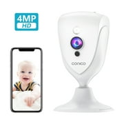 Conico Baby Monitor, 4MP Pet Dog Camera with Sound Motion Detection Night Vision, Home Indoor Camera with 2- Way Audio 8X Zoom, WiFi Camera Cloud Service Compatible with Alexa…