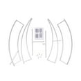 thumbnail image 6 of 7ft Crescent Moon Wedding Arch Backdrop Stand Flower Rack Party Event Decor, 6 of 20