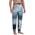 thumbnail image 4 of Kdxio Lighthouse in a Stormy Sea Pattern Joggers,Sweatpants for Men with Pockets-X-Large, 4 of 5