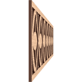 thumbnail image 3 of Ekena Millwork 46 3/4"W x 10"H x 3/8"T Salem Fretwork Moulding, Red Oak, 3 of 13