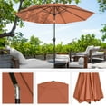 thumbnail image 3 of Pure Garden 10FT Patio Umbrella - Auto Tilt and Vented Canopy (Terracotta), 3 of 6
