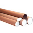 thumbnail image 1 of Tape Logic TLP4036KHD Tubes d'Expédition Robustes avec Bouchons, 4 Pouces x 36 Pouces, Kraft (Lot de 12), 1 of 10