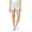 Sea Sage, variant on WallFlower Women's Flirty Curvy Twill Cargo Shorts 3" High-Rise Insta Stretch Juniors