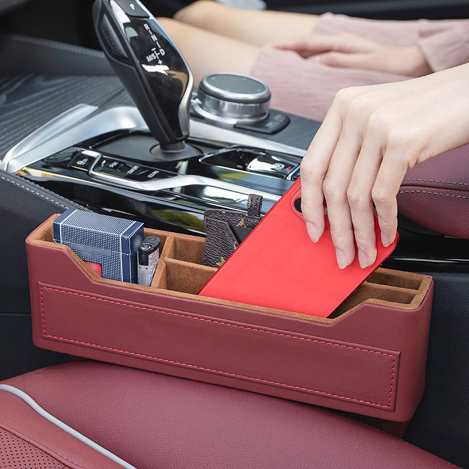 Yirtree Car Seat Gap Filler, Seat Gap Organizers, Front Car Seat