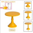 thumbnail image 1 of Cake Stand Home Party Dessert Table Display Rack Dessert Cake Tray Cold Meal Tea Break Table Afternoon Tea Center Rack Metal dangaotai-huangse (L) 12 INCH-1PCS, 1 of 6