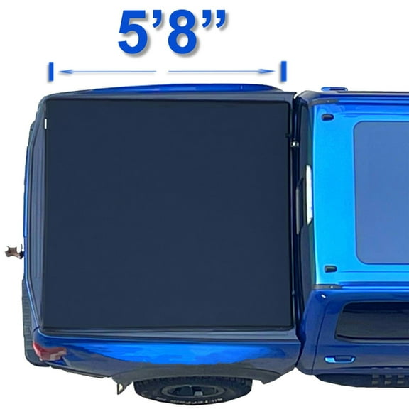 Mamoru Soft Roll Up 5'8" Truck Bed Cover Compatible for 2004-2007 Chevrolet Silverado / GMC Sierra 1500 Classic Vinyl Tonneau Cover | Fleetside