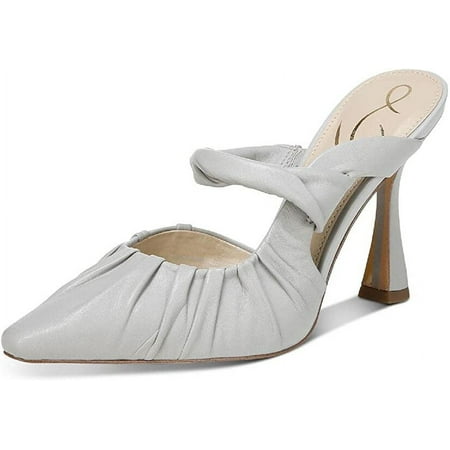 

Sam Edelman Tillary Pebble Grey Slip On Pointed Toe Stilleto Heel Fashion Mules (Pebble Grey 8.5)