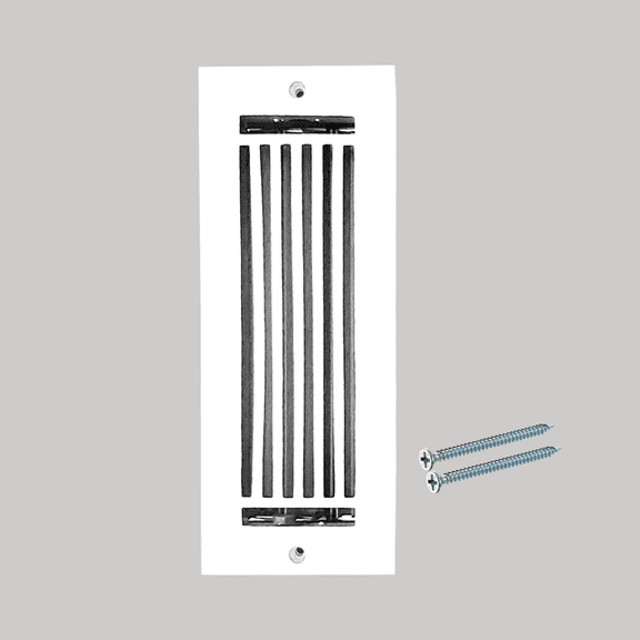 Prima Decorative Hardware Cast Aluminum Floor Register Size 3″ X 10″ VR109