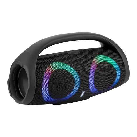 Byujiro Portable Bluetooth Speaker with Handle and Built-in Light Wireless Bluetooth Speaker Outdoor Colorful Portable Subwoofer