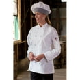 thumbnail image 1 of Uncommon Threads 0403C-2504 Classic 10 Knot Cotton Chef Coat in White - Large, 1 of 1