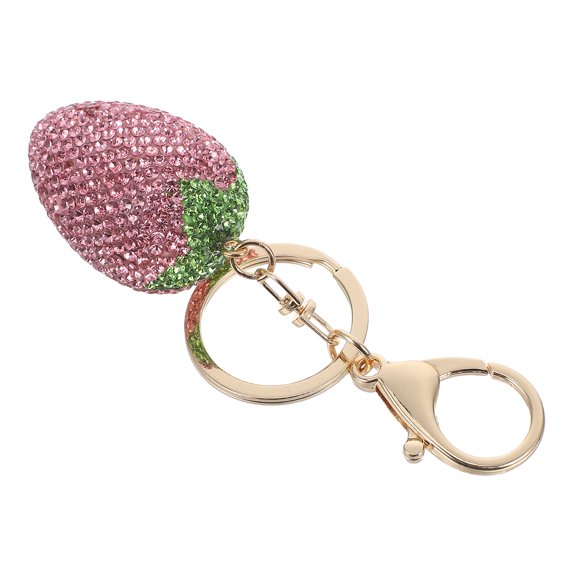 Strawberry Keychain Pendant Accessories Chains Cherry Bag Charms Keychains Pink