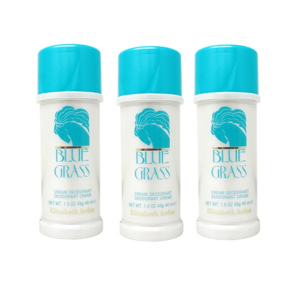 Blue Grass by Elizabeth Arden Cream Deodorant Stick 1.5 oz for Women Pack of 3