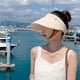 thumbnail image 4 of Sombreros de visera solar de ala ancha plegables para mujer, gorra de golf, sombrero de sol de playa para mujer, sombrero de sol de viaje UV para mujer, ala ancha, 4 of 6