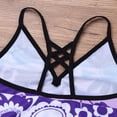 thumbnail image 6 of Nyeemya Tankinis Swimsuit Girls 3PCS Sleeveless Tank Top with Briefs and Shorts Sets Kids Floral Bathing Suit Purple 8, 6 of 7