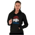 thumbnail image 5 of Vintage Patriotic American Buffalo Hoodie Sweatshirt Women Men Brisco Brands X, 5 of 6