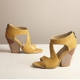 thumbnail image 3 of SACFOF Womens Fashion Wedge High Heels Hollow Out Sandals Open Toe Back Zipper Summer Shoes, 3 of 6