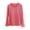 Brick Red, variant on ZDNIXIAN Women Round Neck Long Sleeve Basic Top ,Soft Stretchy Slim Fit Solid Layering T-Shirt, Casual Crew Neck Base Layer Blouse, Lightweight Breathable Long Sleeve Undershirt