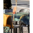 thumbnail image 5 of Hokiten Outdoor Tablecloths with Umbrella Hole & Zipper, Summer Palm Tree 54x54 Inch Square Tablecloths, Farmhouse Nature Tropical Plant Leaves Waterproof Table Cloth, Patio/Pool/Picnic Table Covers, 5 of 7