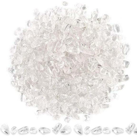 Natural Agate Gravel Stones,0.72lbs Crystal Quartz Pebbles, Irregular Shaped Decorative Crystal Pebbles, Crushed Gravel Rocks for Vase Filler, Aquarium, Home Decoration, Vases Plants, Succulents