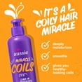 thumbnail image 3 of Aussie Miracle Coils Leave-in Moisturizer with Macadamia Nut Oil, Sulfate Free, Coily Hair 8.5 fl oz, 3 of 9